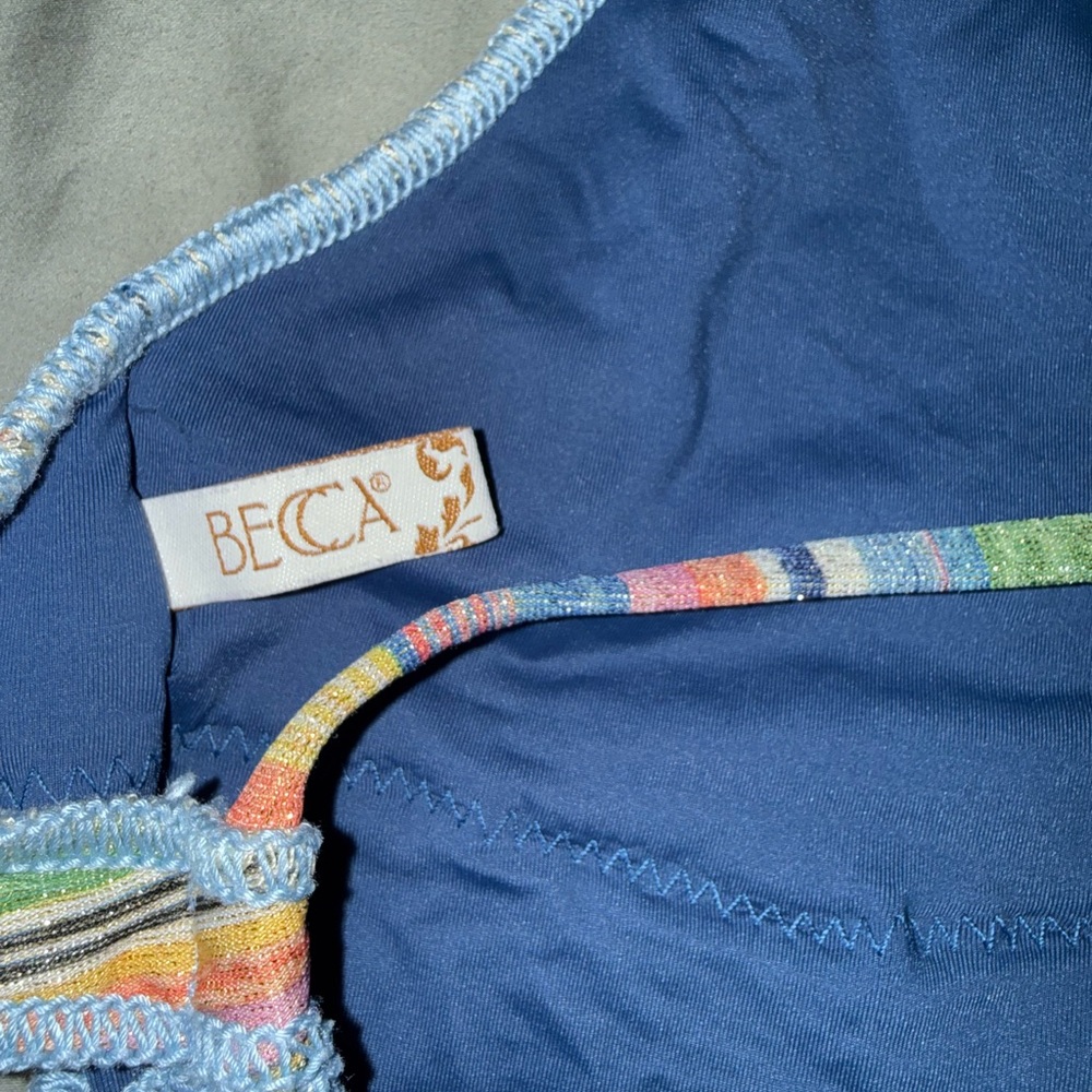 Becca East Village Printed Plunge One-Piece Swimsuit - Madison Southern Charm - Picture 5 of 11